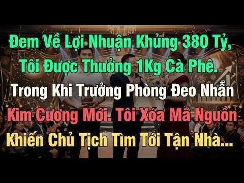 Đem Về Lợi Nhuận 380 Tỷ, Tôi Được Thưởng 1 Cân Cà Phê, Còn Nữ Trưởng Phòng Đeo Nhẫn Kim Cương Mới