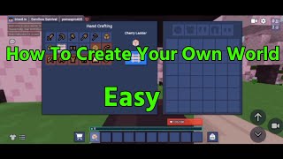 How To Create Your Own World | Bloxd.io