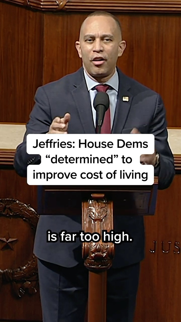 Jeffries: House Dems 'determined' to improve cost of living