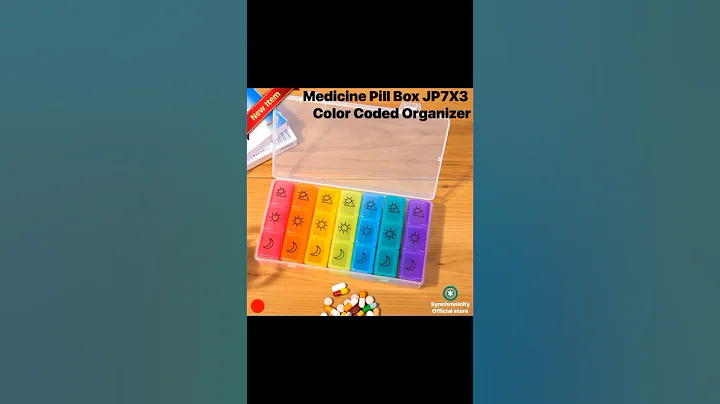 Pill Box JP7X3 31 Day Medicine Tablet Dispenser Or available at Synchronicity Select Store PH