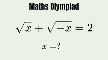 Germany | Can you solve this? | Math Olympiad | Radical Equation