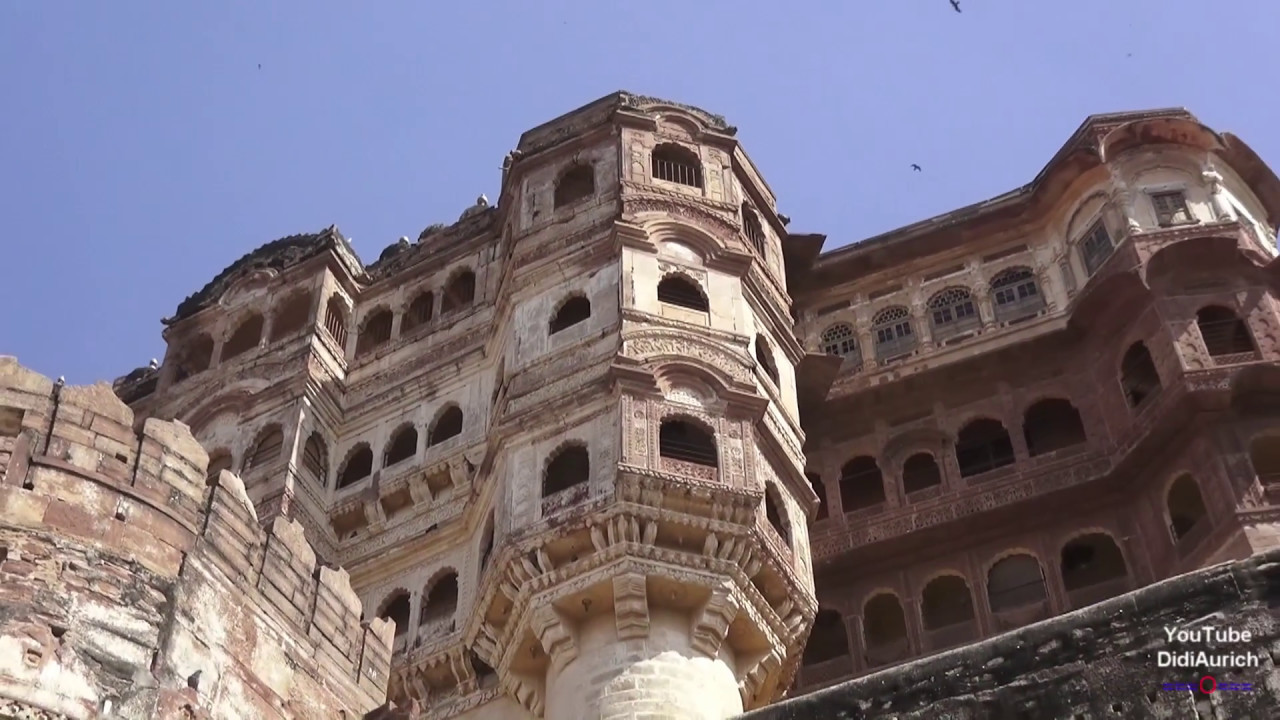 Indien Mehrangarh-Festung Jodhpur Meherangarh Festungsanlage मेहरानगढ़