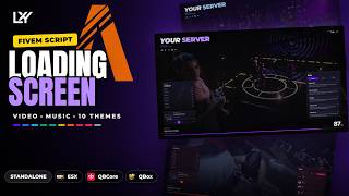FiveM Loading Screen Script — Video Background, Music Player & 10 Themes | ESX QBCore QBox Update