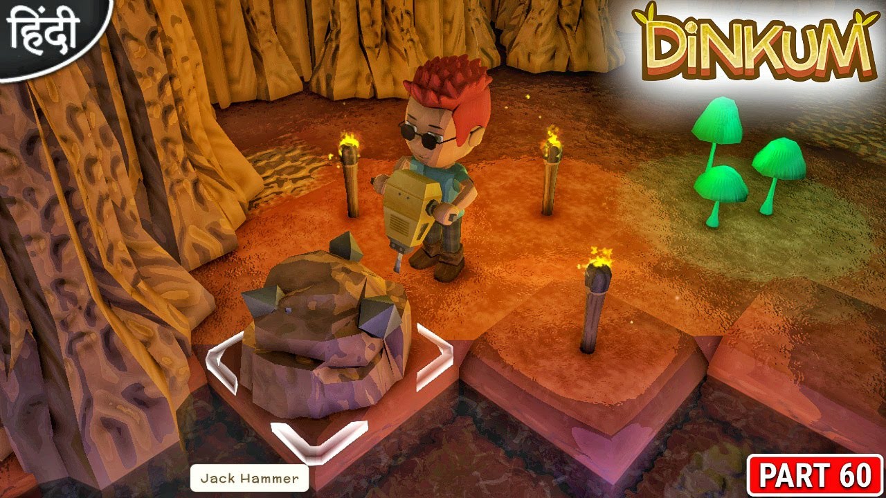 Deep Cave Mining With Jackhammer 🔥 Dinkum Playing New Survival