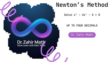 6- Newton’s Method | Fx 991 Calculator | Solve x³ - 2x² - 5 = 0| 4 decimals - Numerical Methods