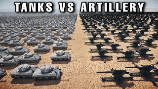 10,000 ARTILLERY VS 50,000 TANKS | Ultimate Epic Battle Simulator 2 | UEBS 2