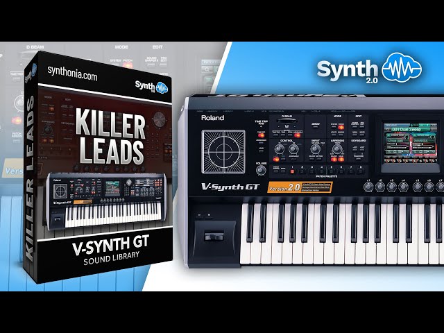 ROLAND V-SYNTH GT | KILLER LEADS SOUND BANK - YouTube