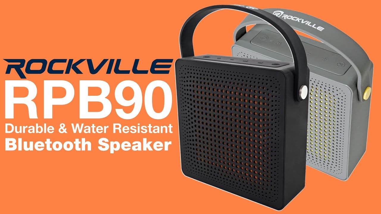 rockville portable bluetooth speaker