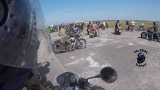 Widows Sons South West and Moorlanders MCC Egg Run 2019 on Triumph Trident 750