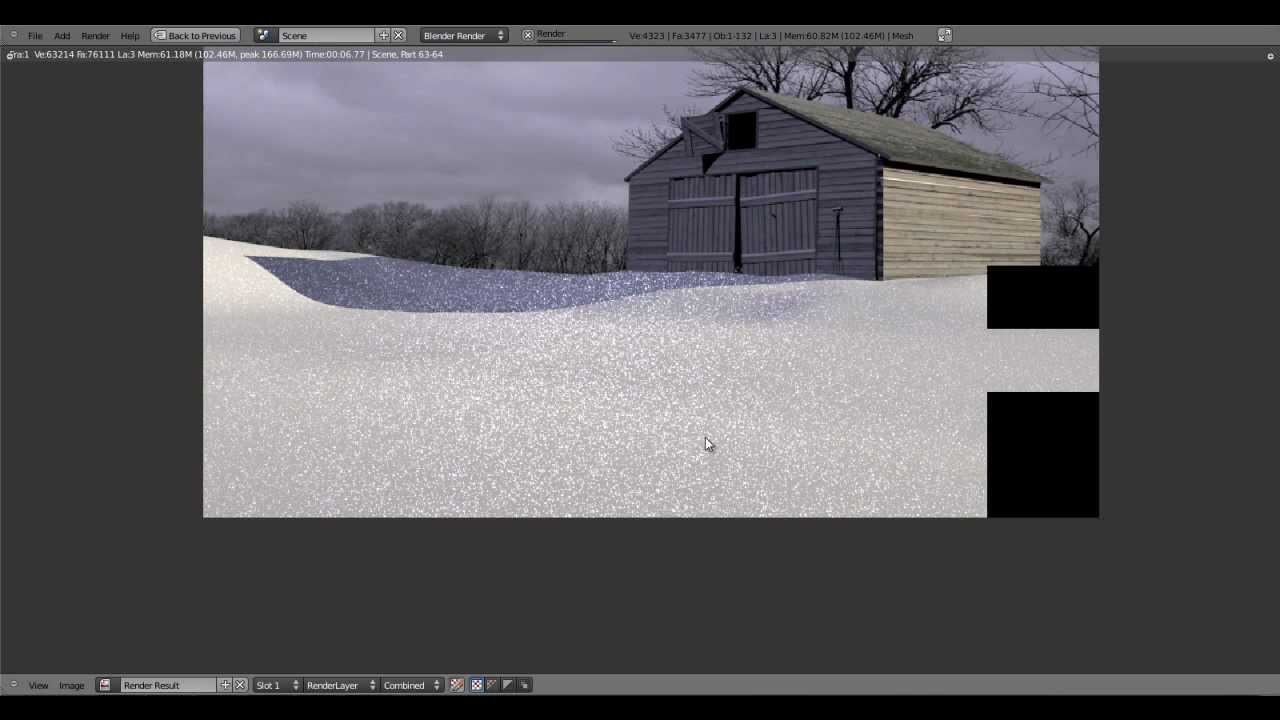How to Create Snow in Blender - How to Create Snow in Blender