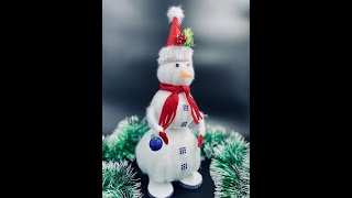 DIY Snowman\Снеговик - своими руками\Новогодний декор-поделка