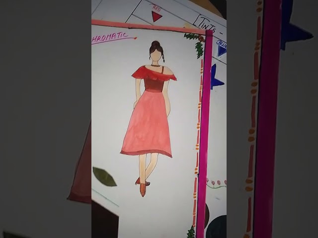 Fashion Girl Skirt Dress Drawing..... #shorts #fashiongirl #skirtdress #fashiondesign #fashionjyoti