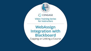 Blackboard Learn/WebAssign: Link to Existing Class