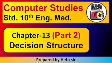 Computer Studies class 10 GSEB Chapter 13 English Medium (Part-2)