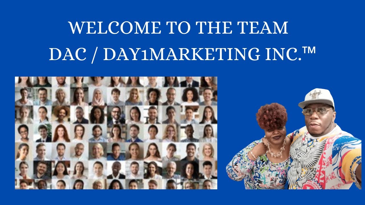 Welcome To The Team - DAC / Day1Marketing Inc.™ - David Allen Capital - Business Capital Agents