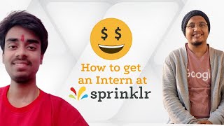 Sprinklr Interview Experience || How to Prepare || Tips for 1st and 2nd Year