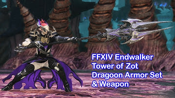 FFXIV Endwalker Tower of Zot Dragoon Armor & Weapon Set
