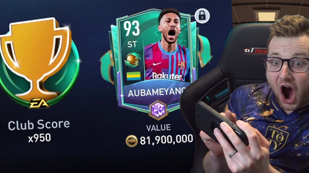 We Signed the Most Expensive Top Transfer in FIFA Mobile 22! Top Transfer Aubameyang Review!