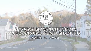 Conway Annual Town Meeting 2022