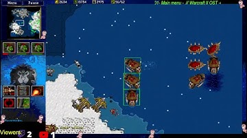 destroyers + transports micro in human shorelines, BruhCraft #warcraft2 #shorts