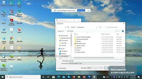Creating a  csv file
