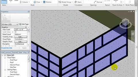 Revit Architecture   Adding and Removing Curtain Grids and Mullions