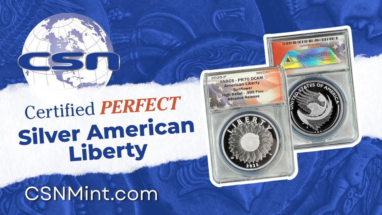 Certified PERFECT 2025 Silver American Liberty Coin - YouTube