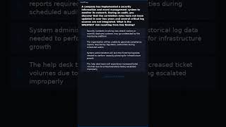 Can You Answer This CISA Question? #CISA