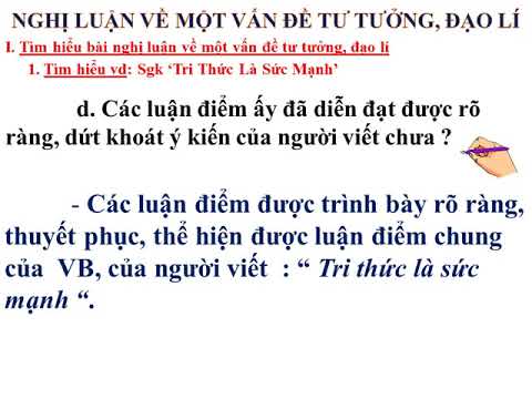 Văn 9 - Văn nghị luận