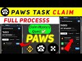 🐾Paws new mystery quest | Paws Airdrop 1m task complete | paws Airdrop new update today
