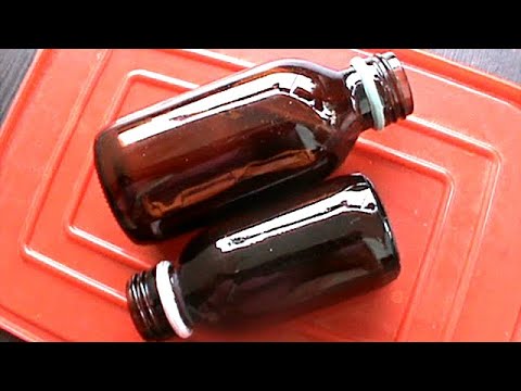 Medicine glass bottle crafts | bottle craft | waste material craft