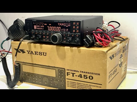 ✨Yaesu FT-450 HF/50MHz 100/100W Complete with Box✨ - YouTube