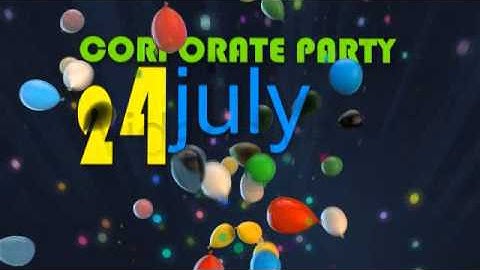 After Effects Project Files - Balloon Party - VideoHive