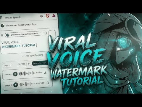 How to Add VIRAL Voice Watermark to Your Edits 🔥 | Tutorial