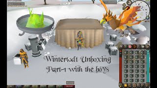 Wintertodt Unboxing Part-1 with the boys