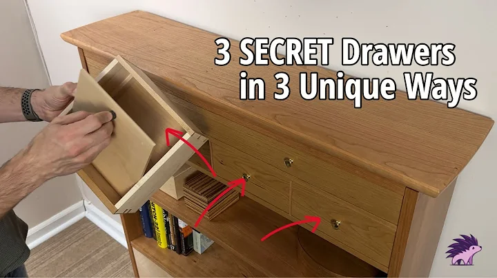 How to Build Secret Drawers: 3 Hidden Storage Ideas for Your Cabinet | Woodworking Tips
