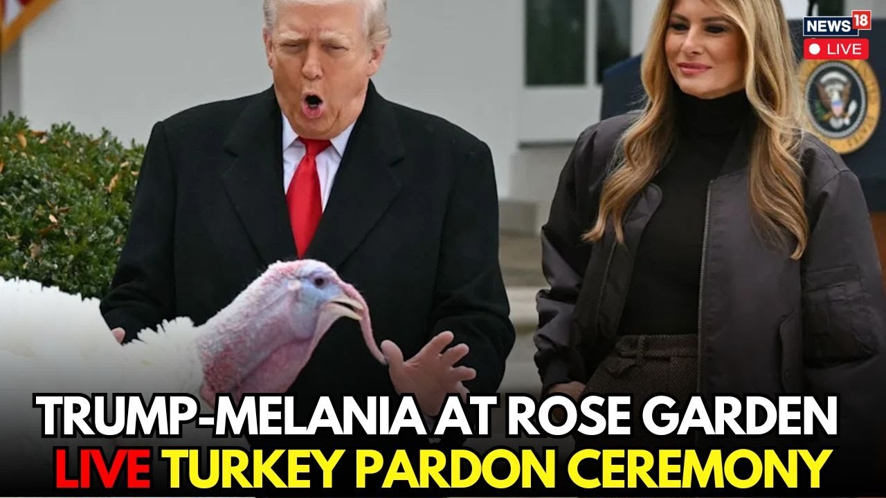 LIVE: President Trump And First Lady Melania Host White House Turkey Pardon Ceremony | N18G