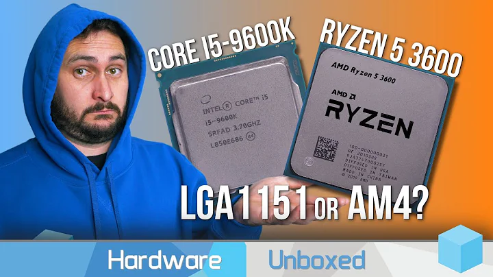 AMD Ryzen 5 3600 대 Intel Core i5-9600K, 5년 후엔 누가 진정승자?