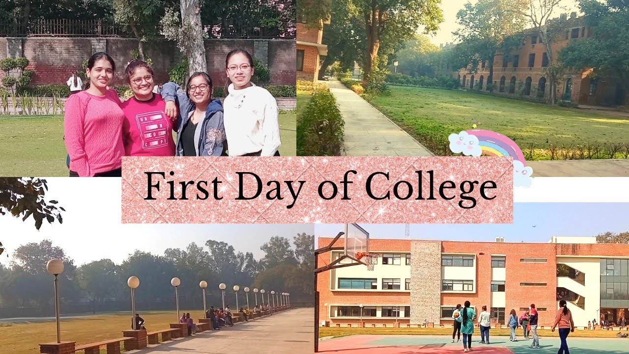 First Day of College MiniVlog | Miranda House | Delhi University💖