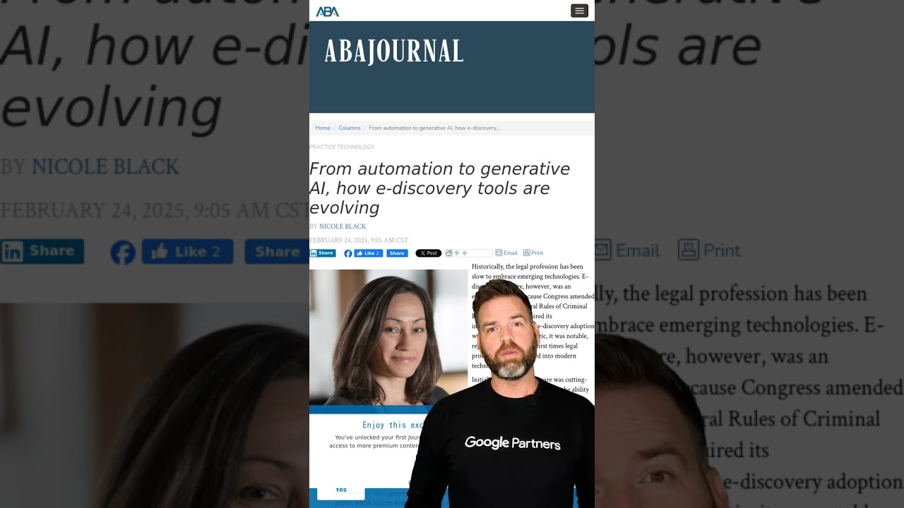 Generative AI Transforms Legal E Discovery Tools
