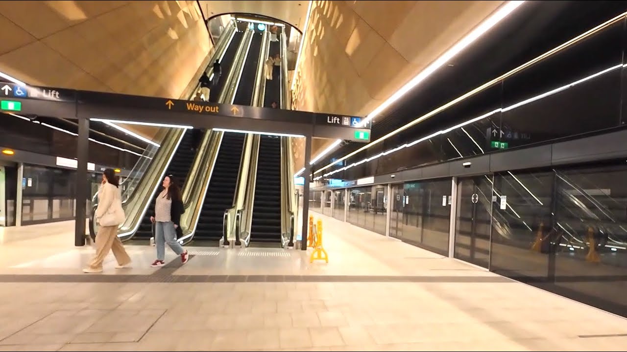 I Visited The New Sydney Metro Rail Trains It Is Driverless ! - YouTube