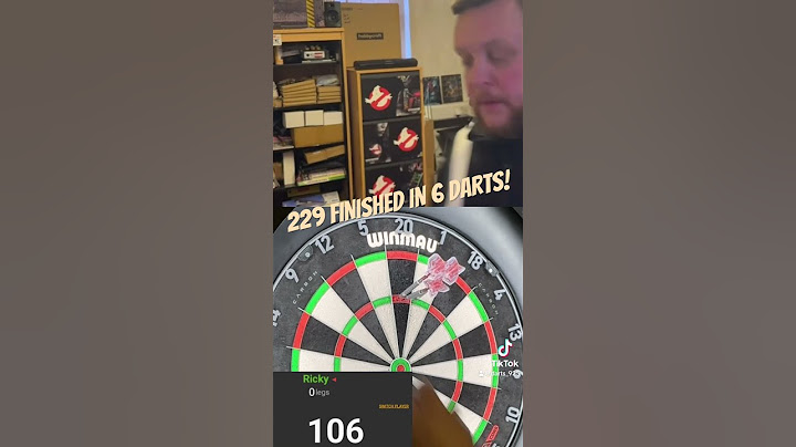 229 Finish in 6 darts with 106 outshot check out full video on channel #scolia #dartboard #pdcdarts