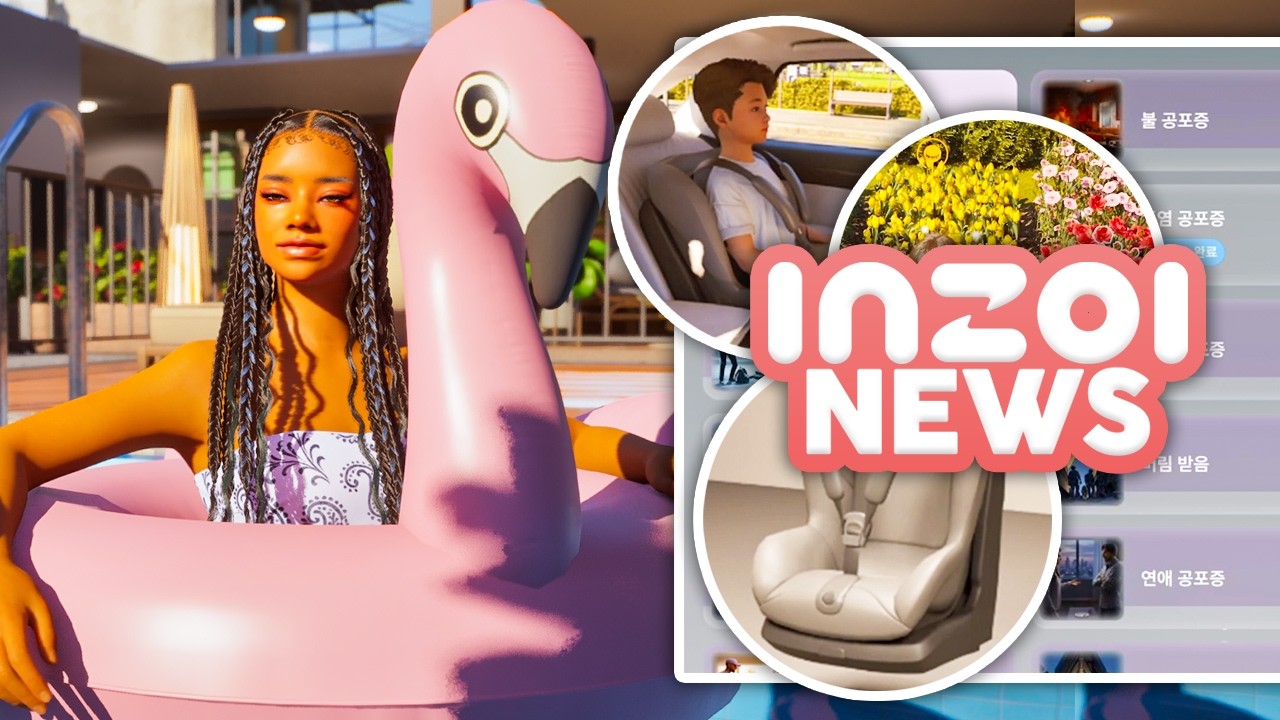 inZOI News On CAR SEATS, Memory System & Mini Map Previews, March Update Release Date