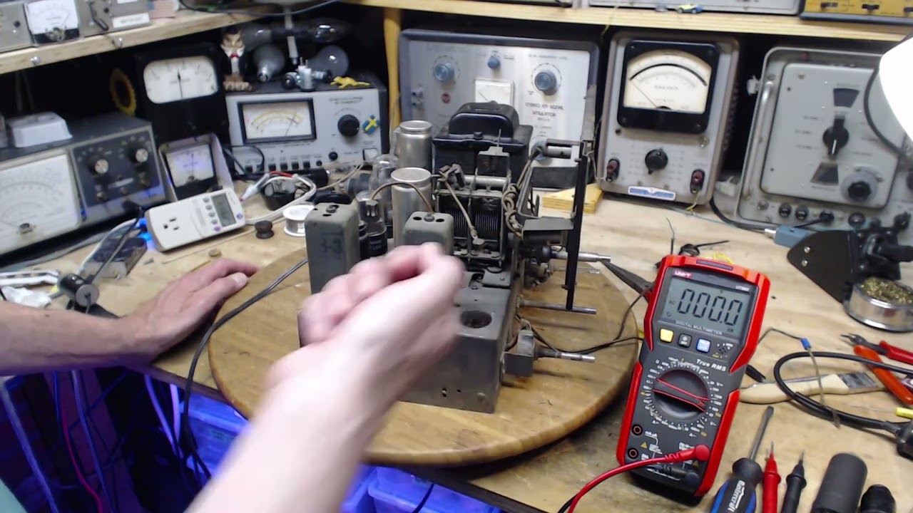 Rogers Model 7R622 1935 Tube Radio Video 13 Hum Hunting YouTube