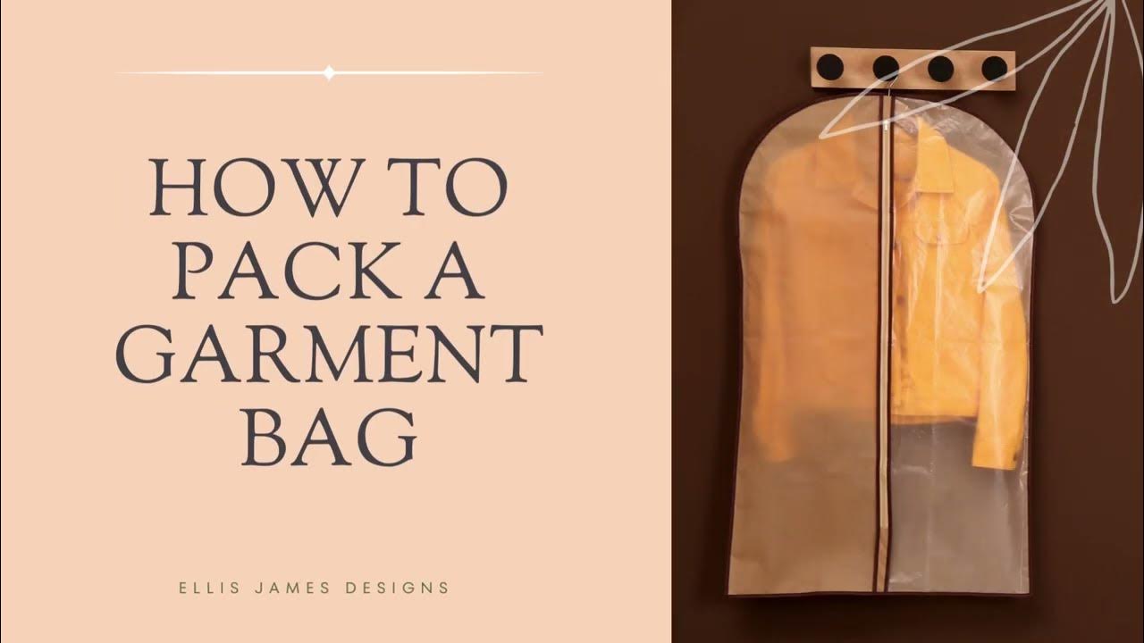 EJD How to Pack a Garment Bag YouTube