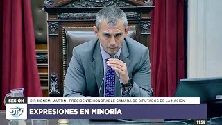 EXPRESIONES EN MINORÍA: 24 de abril 2024  Diputados Argentina | COMPLETA