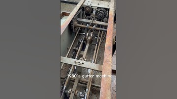 Super Fascia Gutter Machine #rain #gutters #diy #guttering #construction #amazing #tools