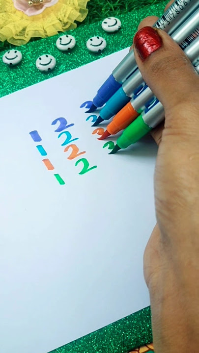 #4d number writing#shorts#creative#satisfying#art#viral #thieunhivuinhon