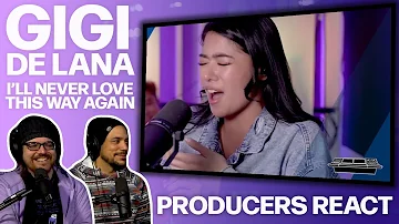 PRODUCERS REACT - Gigi De Lana I'll Never Love This Way Again Reaction