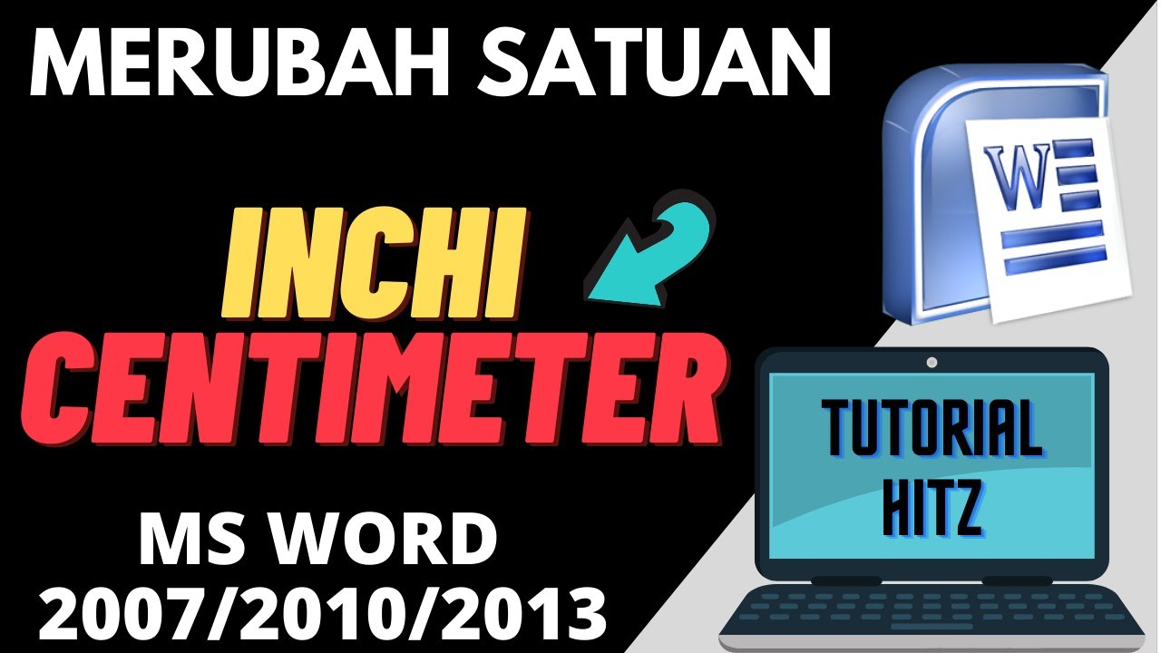 Mengubah Inchi ke CM di Word 2007 Mengubah Inchi ke CM di Word 2007